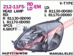 Фара. Toyota Vitz Toyota Yaris Toyota Echo