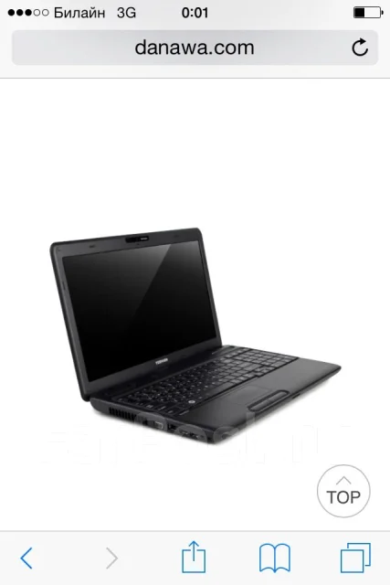 Toshiba Satellite C660D-121. 2,3����, ��� 4 ��, ���� 360���, WiFi: 1, Bluetooth: 1, ����������� �� 3��. ����