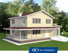 M-fresh Bali (Покупайте сейчас со скидкой 20%! Узнайте! ). 200-300 кв. м., 2 этажа, 4 комнаты, каркас