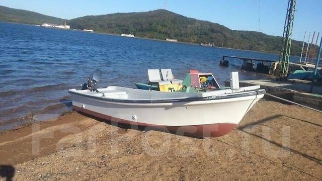 Рыболовная лодка Yamaha 14 футов (габаритная длина 4.8 м ), подвесной ...