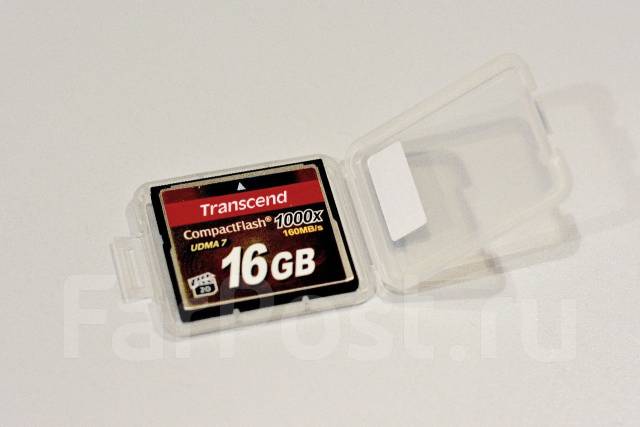 Карта памяти cf 16gb transcend