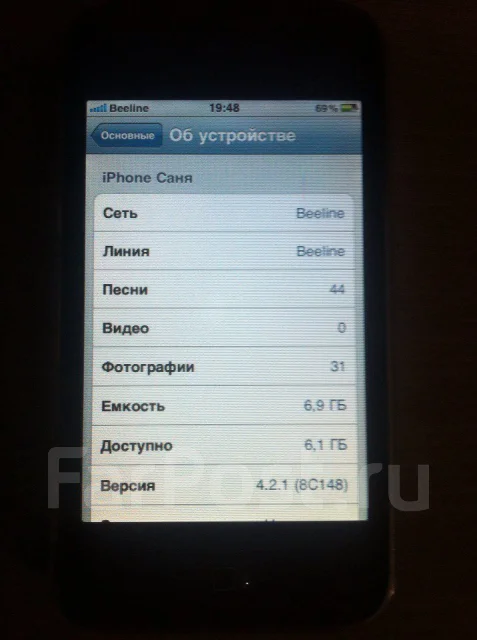 Apple iPhone 3G 8Gb. �/� ����