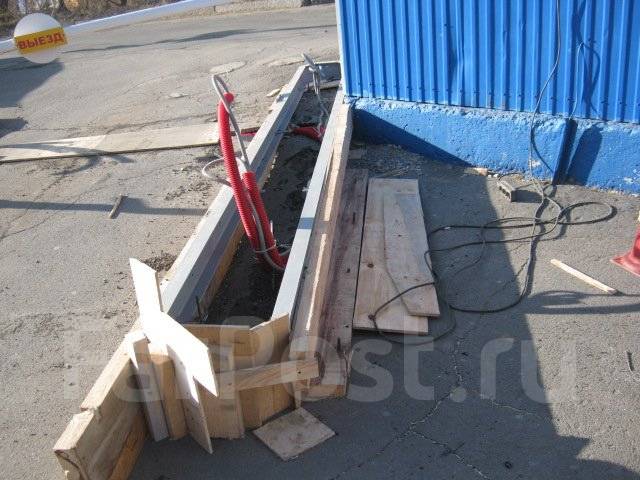 , Бетонирование площадок под оборудование во Владивостоке