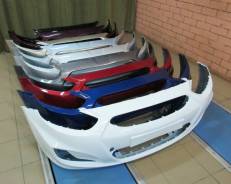 Бампер. Hyundai Accent Hyundai Solaris