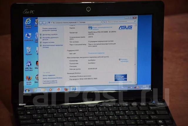 Asus Eee PC 1015BX. 1,6����, ��� 2048 ��, ���� 250���, WiFi: 1, Bluetooth: 1, ����������� �� 14��. ����