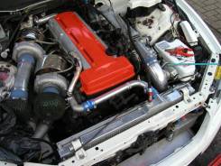 Патрубок радиатора. Toyota Supra, JZA80 Toyota Aristo, JZS147E, JZS147 Двигатель 2JZGTE