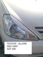Накладка на фару. Toyota Allion
