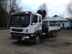 Daewoo Prima. c КМУ HIAB XS244 EP-4DUO, 5 880 куб. см., 10 000 кг.