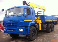 Soosan SCS736LII. Кран манипулятор Soosan SCS736L2 Top Камаз 43118-3027-46, 7 800 куб. см., 15 000 кг., 22 м.