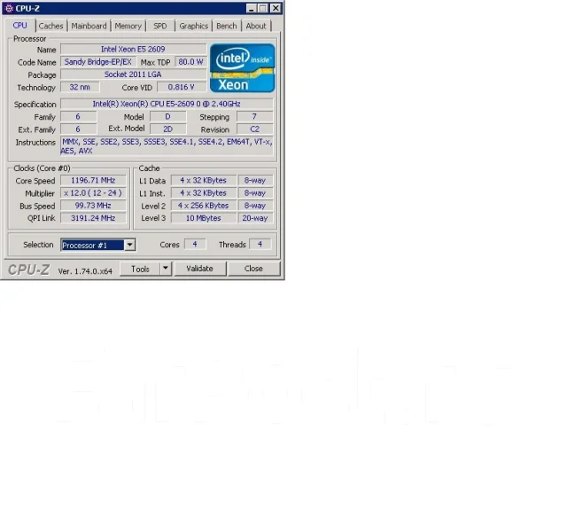 Intel Xeon E5-2609 ����