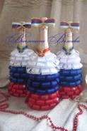 Украшения на бутылки. Под заказ