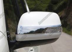 Накладка на зеркало. Toyota Land Cruiser Prado, GDJ150L, GDJ150W, GDJ151W, GRJ150L, GRJ150W, GRJ151W, KDJ150L Двигатели: 1GDFTV, 1GRFE, 1KDFTV