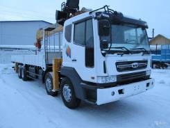 Daewoo Novus. Продам манипулятор 10 тонн стрела в Якутске, 11 000 куб. см., 19 000 кг., 8x4
