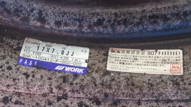Work Goocars. 7.0/7.0x17", 5x100, ET35/31 ����