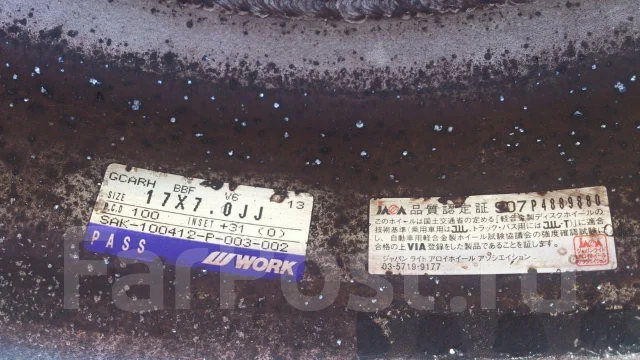 Work Goocars. 7.0/7.0x17", 5x100, ET35/31 ����