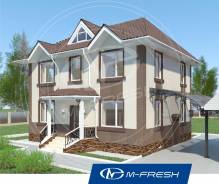 M-fresh Paradise-зеркальный. 100-200 кв. м., 2 этажа, 5 комнат, кирпич