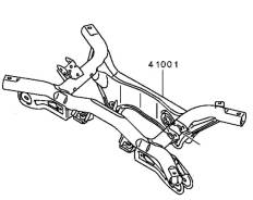 Балка поперечная. Mitsubishi Outlander, CW6W Двигатель 6B31