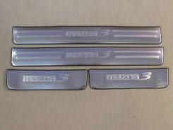 Накладка на порог. Mazda Mazda3