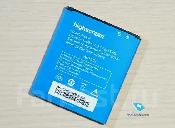 Highscreen Pure F. ����� ����