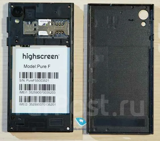 Highscreen Pure F. ����� ����