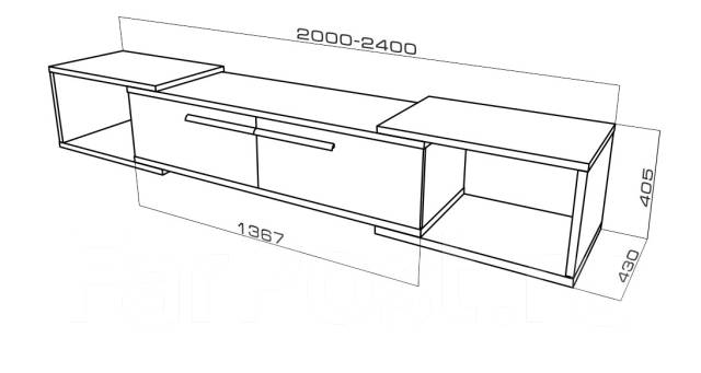 Тумба под телевизор чертежи и размеры