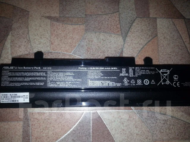 Asus Eee PC 1015BX. 1����, ��� 2048 ��, ���� 250���, WiFi: 1, ����������� �� 7��. ����