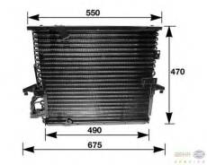Радиатор кондиционера. BMW 3-Series, E36, E36/2, E36/2C, E36/3, E36/4, E36/5