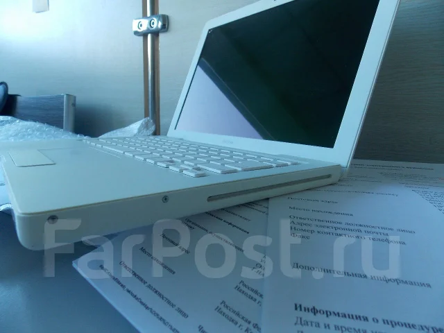 Apple MacBook 13 2007 A1181. 2,2����, ��� 2048 ��, ���� 250���, WiFi: 1, Bluetooth: 1, ����������� �� 3��. ��� ����� �� ������� ����