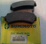 Колодка тормозная дисковая. Nissan: Presea, Pulsar, Sunny, Almera, Lucino Двигатели: SR20DE, SR18DE, GA15DE, GA16DE, CD20, GA14DE