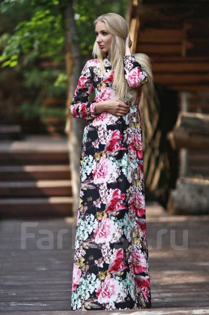 Платье в пол 44-46 размер, 44, 46, лето, новый, в наличии. Цена: 1 900₽ во Владивостоке