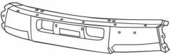 Бампер. Toyota Land Cruiser, FJ80, FJ80G, FZJ80, FZJ80G, HDJ80, HZJ80, J80