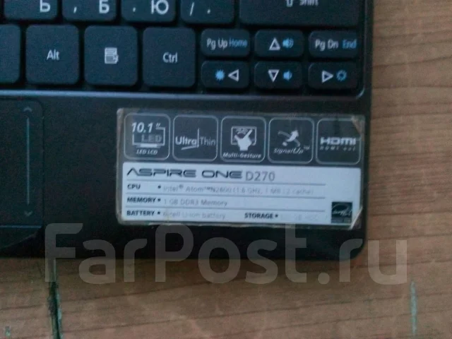 Acer Aspire One D270-268kk. WiFi: 1, Bluetooth: 1 ����