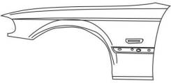 Крыло. BMW 3-Series, E46/3, E46/2, E46/4