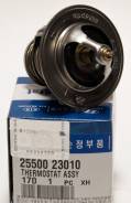 Термостат. Hyundai: Matrix, Accent, Santa Fe, Getz, Sonata, Tucson, Trajet, Azera, ix35, Elantra, i30, Verna, Lavita, Coupe Kia: Sportage, Sorento, Ce...