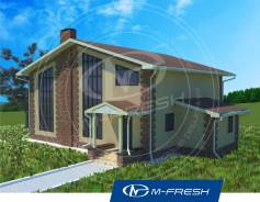 M-fresh Frigate (проект 2-этажного дома). 300-400 кв. м., 2 этажа, 5 комнат, бетон