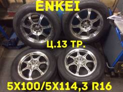 Enkei. 7.0x16, 5x100.00, 5x114.30, ET40