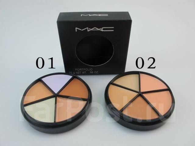 Mac 05. Консилер Mac w 25. Кремовый корректор Mac. Тройной корректор для лица. Палитра корректоров для лица 5 оттенков.