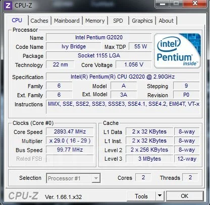 Intel Pentium G2020 ����