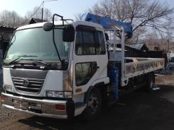 Nissan Diesel Condor. Грузовик бортовой с манипулятором, 9 200 куб. см., 5 000 кг.