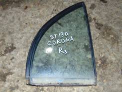 Форточка двери. Toyota Corona, ST190, AT190 Двигатели: 4AFE, 4SFE