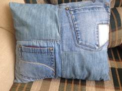 Подушки из джинсы (Hand Made) ручная работа