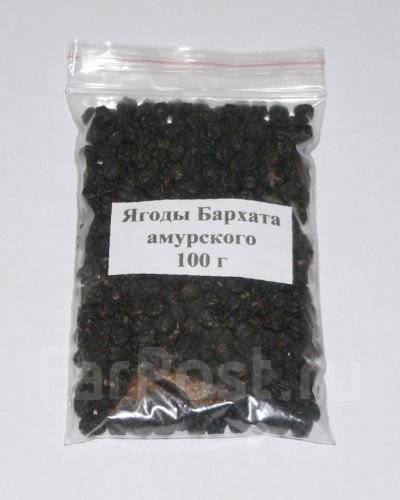 Ягода бархата амурского, в наличии. Цена: 300₽ в Хабаровске