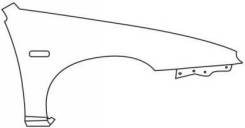 Крыло. Mazda 323F