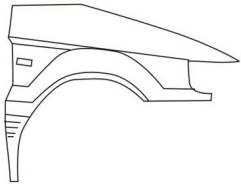 Крыло. Mitsubishi Space Wagon