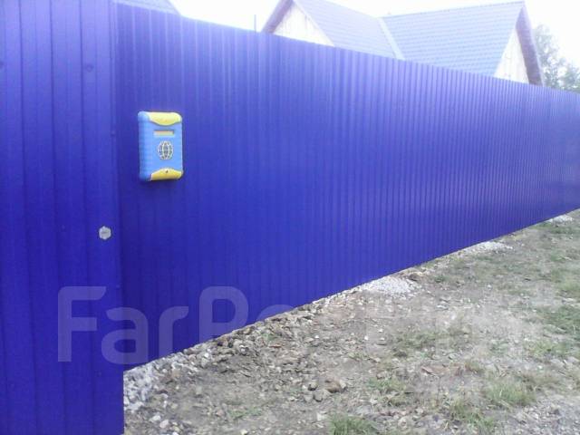 Заборы ворота ограждения фундамент винтовые сваи в Хабаровске