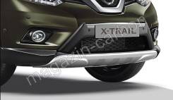 Защита бампера. Nissan X-Trail
