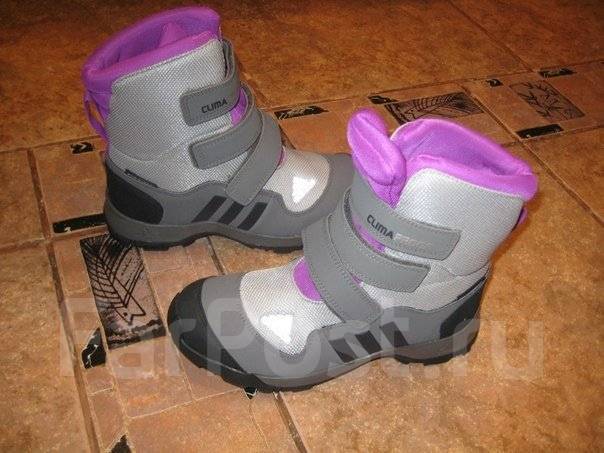 Продам детские ботинки Adidas climaproof, размер: 35, для девочек, зима,новый, в наличии. Цена: 1 900₽ во Владивостоке