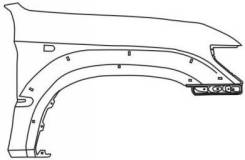 Крыло. Toyota Land Cruiser Toyota Land Cruiser Prado