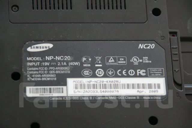 Samsung NC. WiFi: 1, Bluetooth: 1 ����
