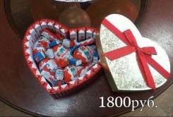 Торт из киндеров. Сладкий подарок на день святого валентина 14 февраля. Под заказ